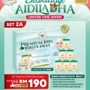 FG Walet® Premium 100% Bird's Nest with Rock Sugar