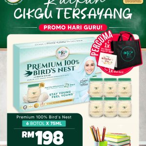 [Teacher's Day Special] FG Walet® Premium 100% Bird's Nest with Rock Sugar